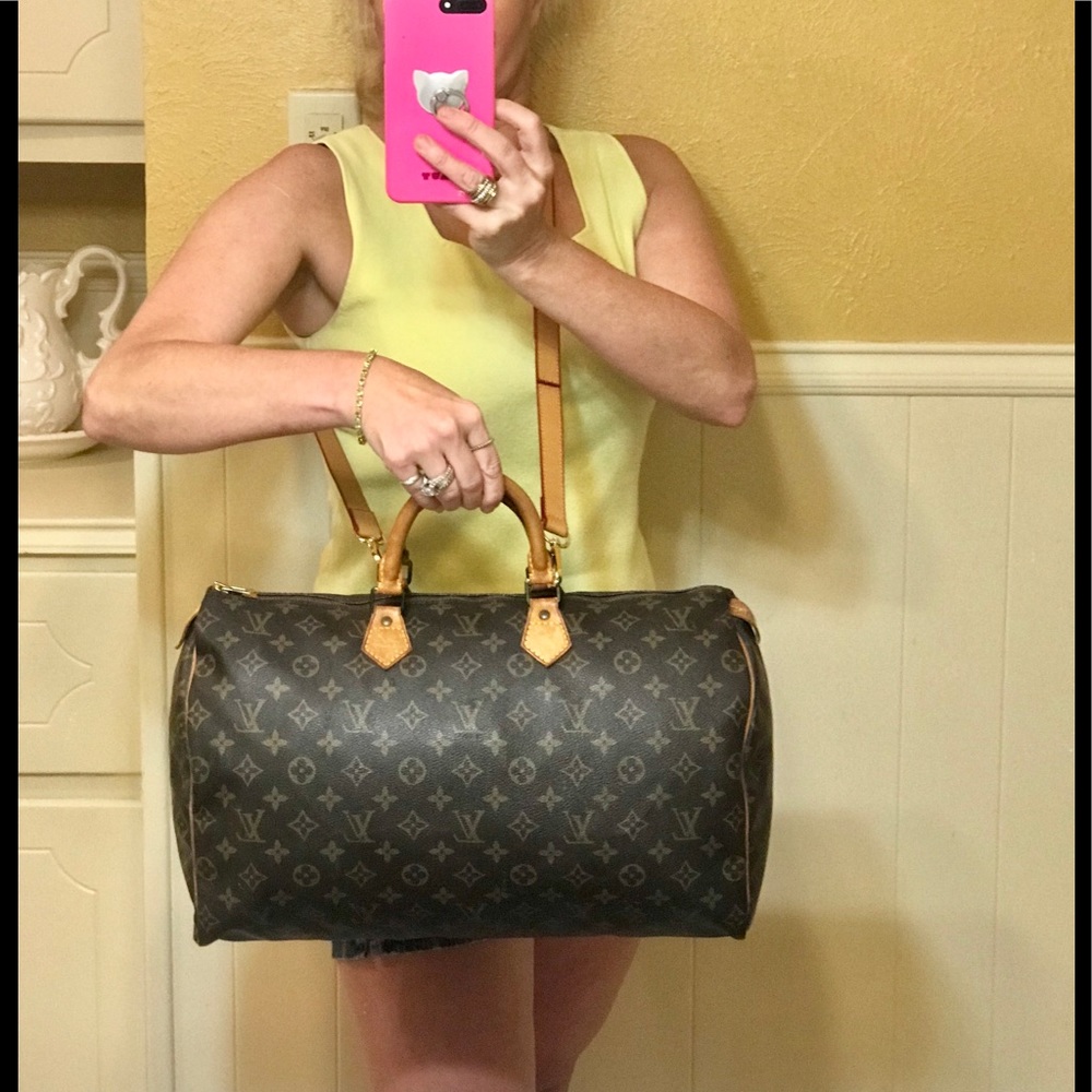 Authentic Louis Vuitton Speedy 40 Tote #3.1Nj - Picture 8 of 8